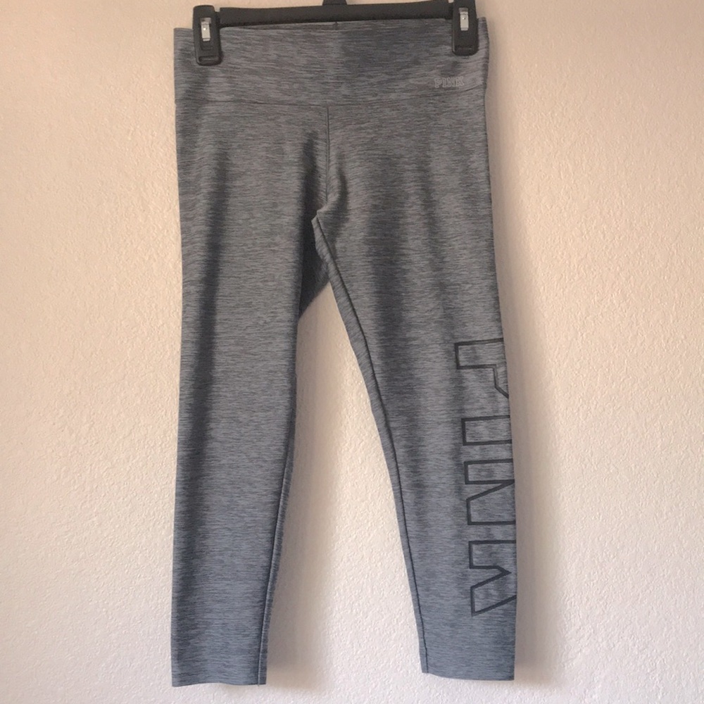 SOLD on V Pink vs calf length leggings - Picture 2 of 6